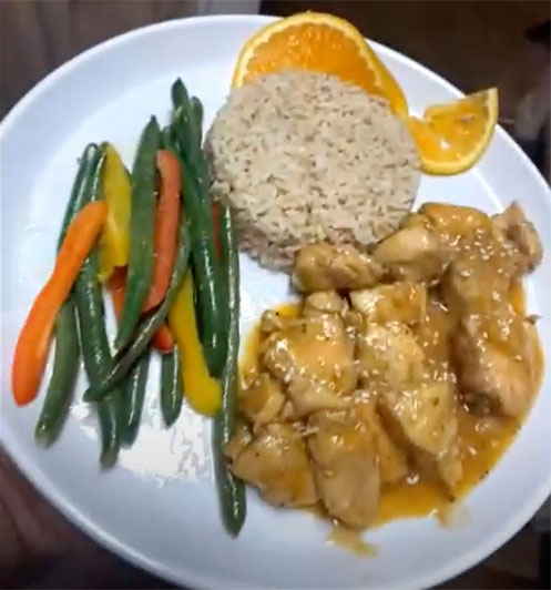 honey orange chicken