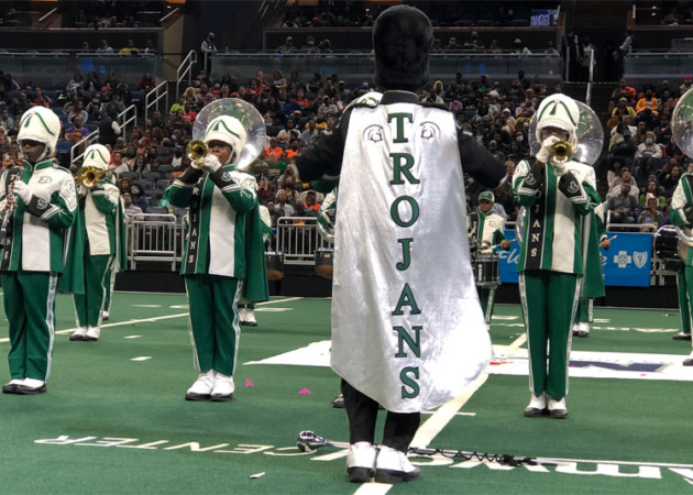 Evans High School Band and Choir performance in Charlotte, NC