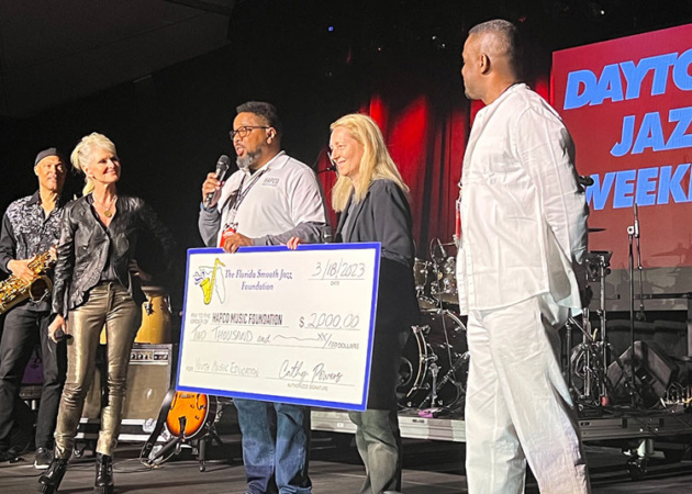 MSJF donation at Daytona Jazz Weekend – March 18, 2023