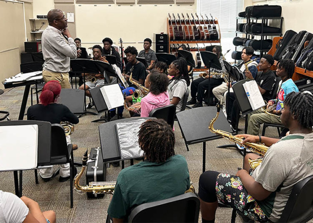 Jazz Master Class at Evans High School