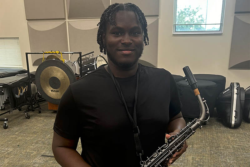 saxophone donation