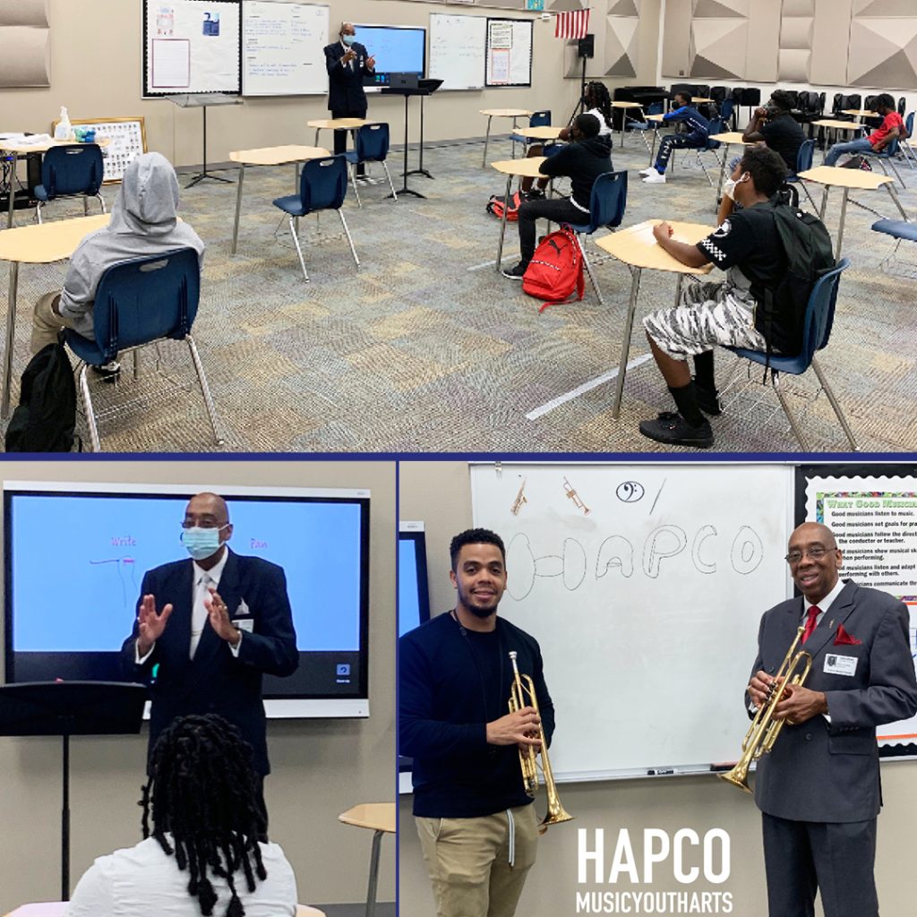 Dr. Otto Gomez facilitating a music clinic