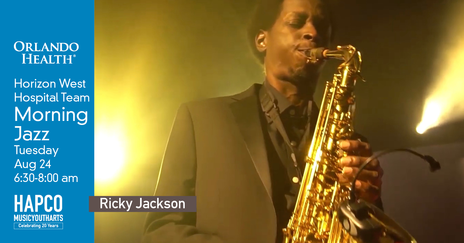 Ricky Jackson performance at Orlando Health Horizon West Hospital