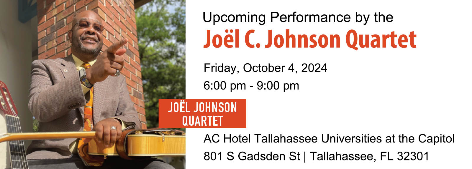 Joel Johnson Quartet performance