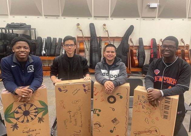 AdventHealth’s Design and Construction Team’s built and donated guitars