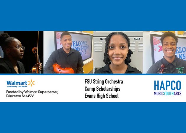 FSU String Orchestra Camp Scholarships to Evans High School Students