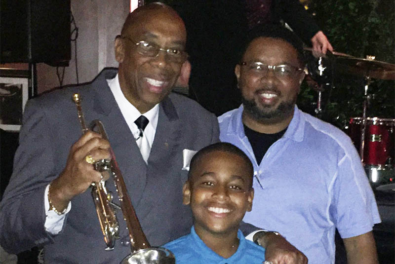 Dr. Otto Gomez, Joseph McMullen and music student