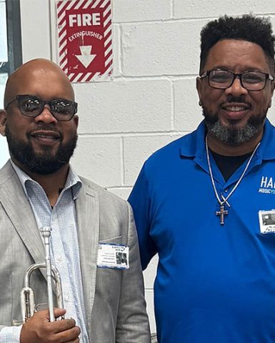 Schelvin Robinson Trumpet Master Class at Godby High School