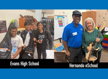Arch Insurance Group Donates Electric Guitars to Support Student Musicians Through HAPCO