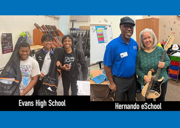 Arch Insurance Group Donates Electric Guitars to Support Student Musicians Through HAPCO